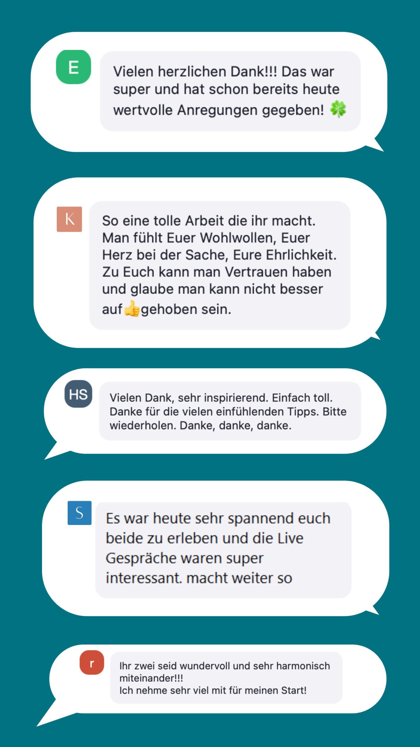 201224 Teilenehmer Feedback Wall blau Mobile